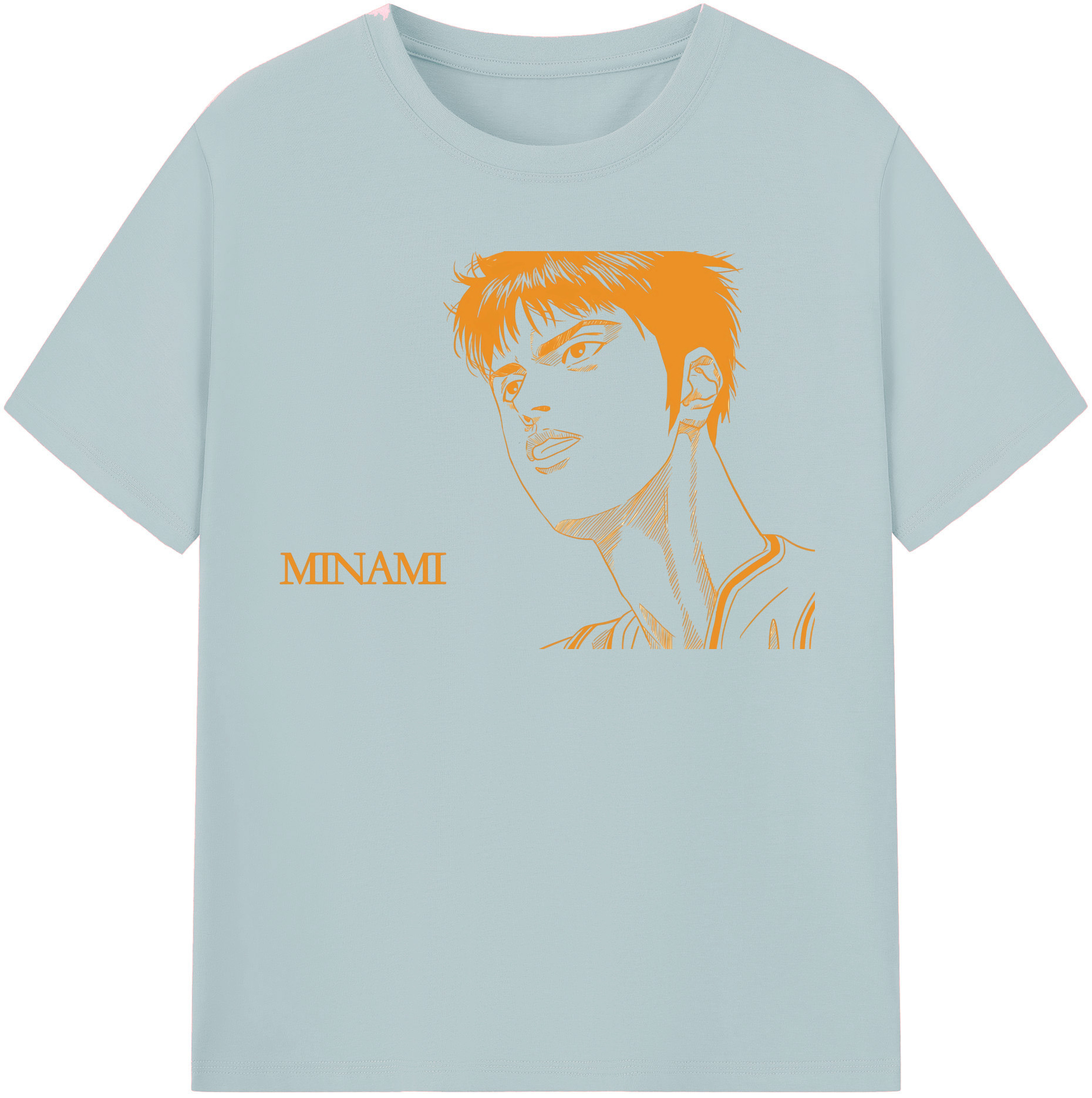 SLAM DUNK／スラムダンク 綿100％半袖Tシャツ（フロントプリント）